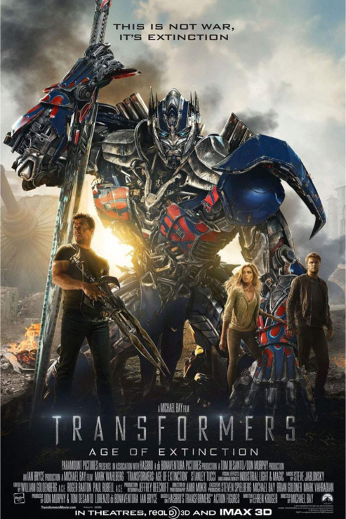 Poster for Transformers Age of Extinction movie